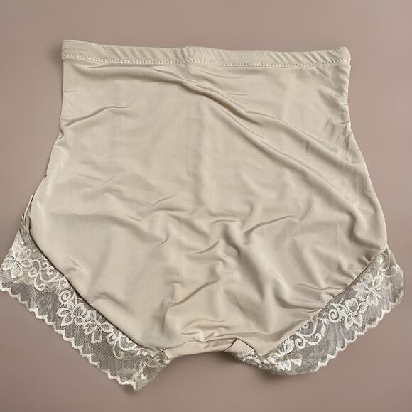 New Large High Rise Tummy Control Shapewear Lace‎ Cinching Girdle Panty - Picture 2 of 3